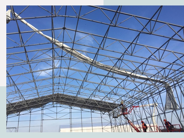 Шатровые ангары от 614 руб. в Сергиевом Посаде и Московской области