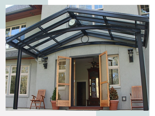 Козырьки металлические в Сергиевом Посаде