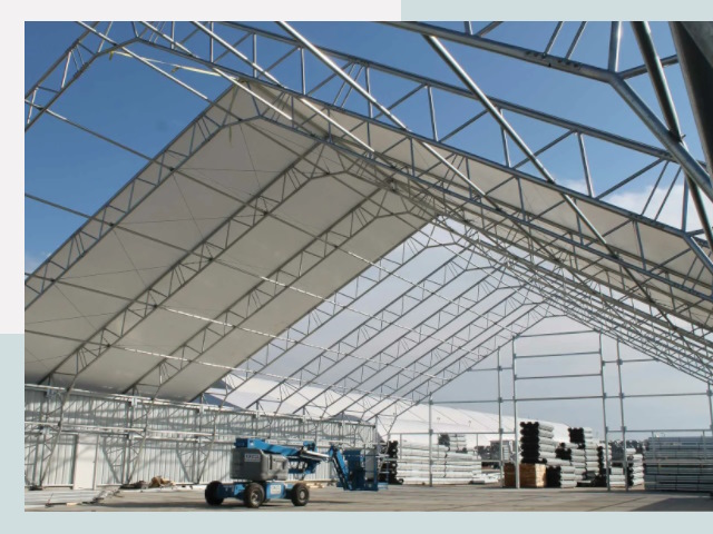 Каркасно-тентовые сооружения от СтальСтрой-Сгп по цене 614 руб.