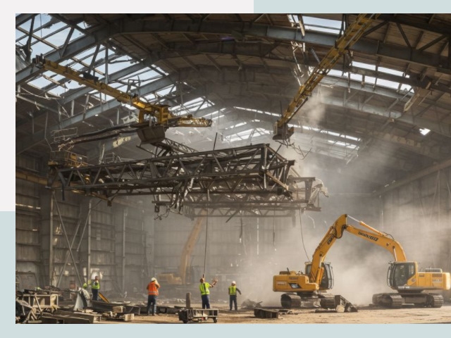 Демонтаж ангаров в Сергиевом Посаде от 614 руб. за м²