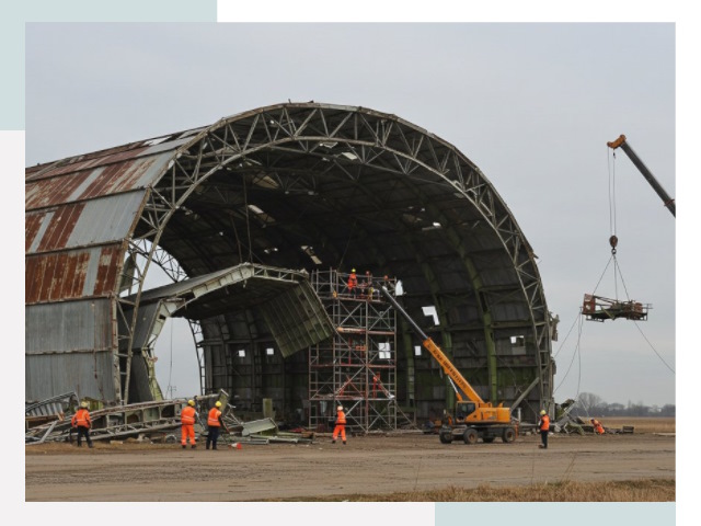 Демонтаж ангаров в Сергиевом Посаде